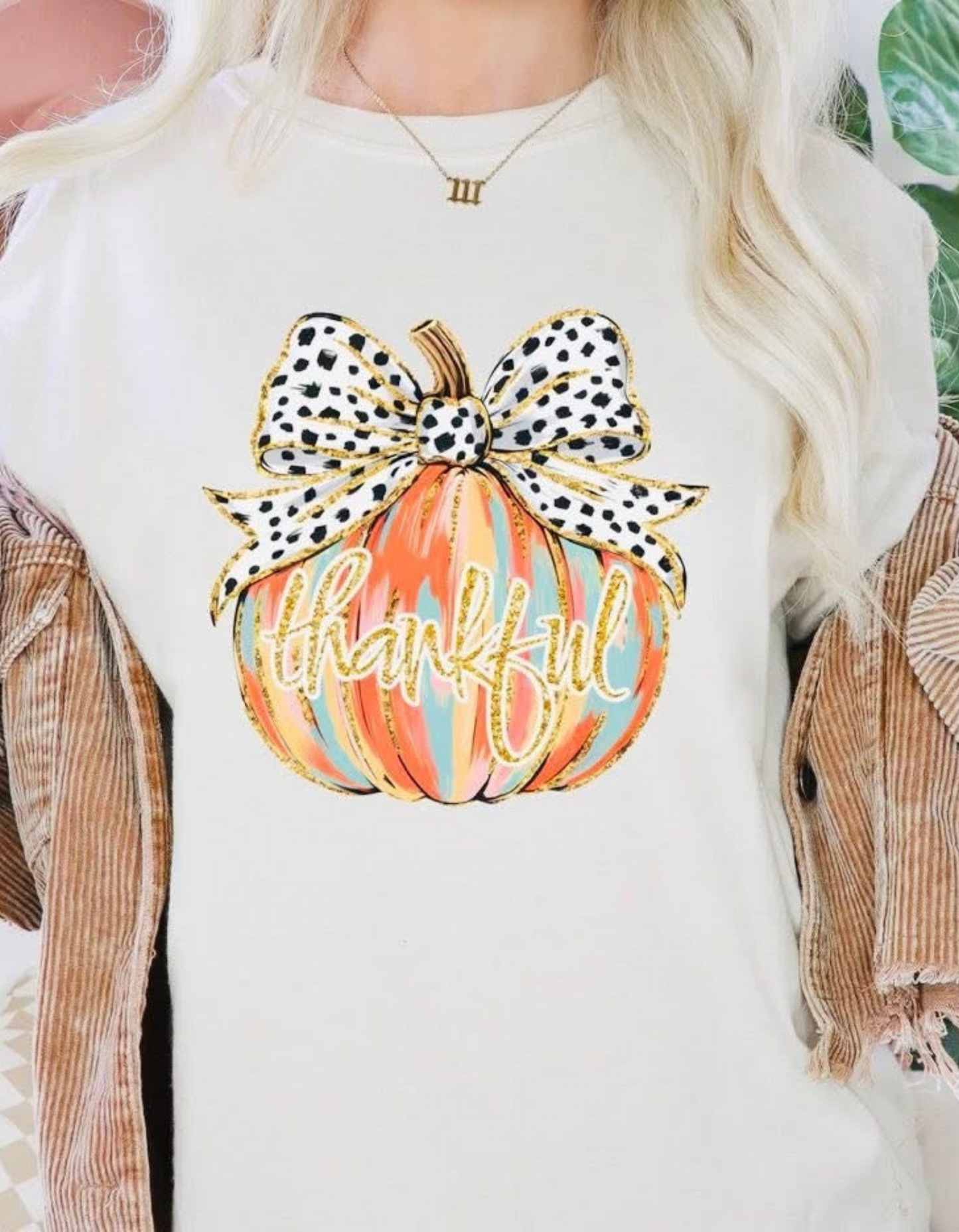 Thankful water color pumpkin