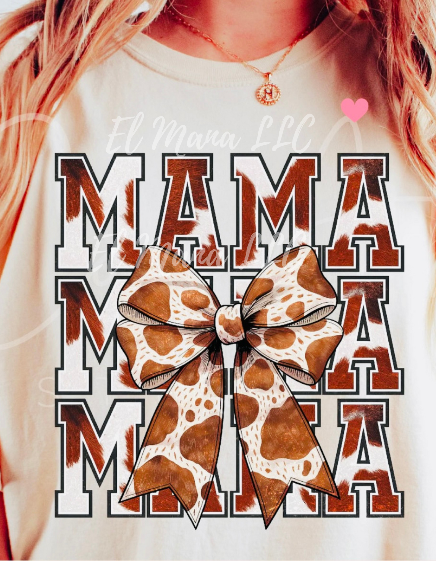 Mama Cow Print