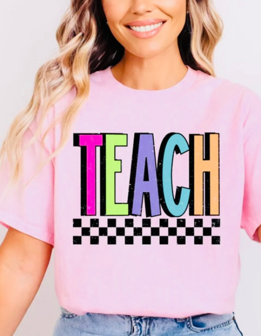 Teach- glitter clear film