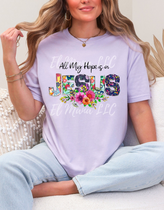 All my hope is on Jesus