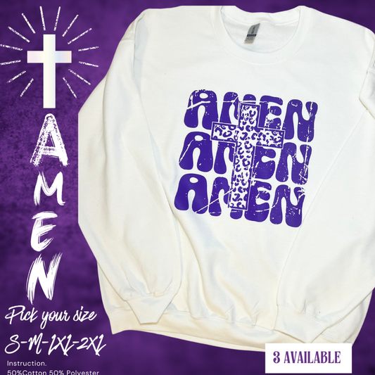 Amen purple single color