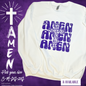 Amen purple single color