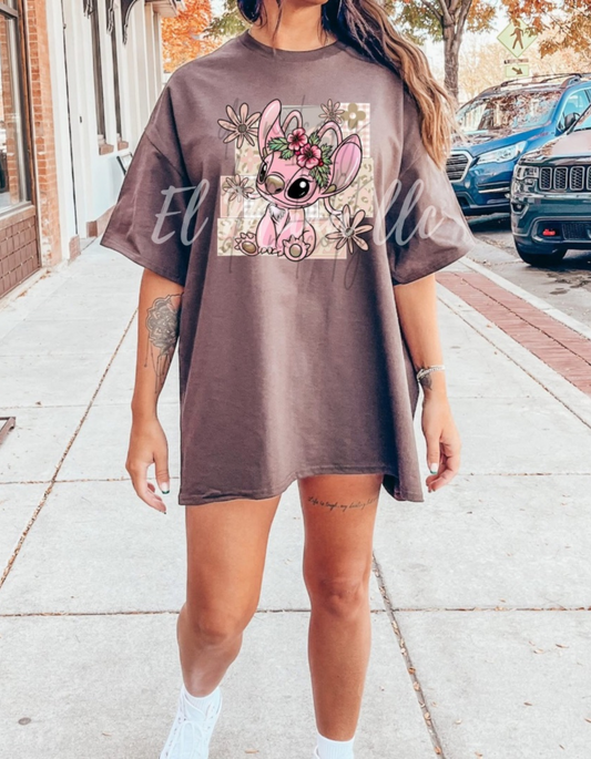 Angel brown and pink