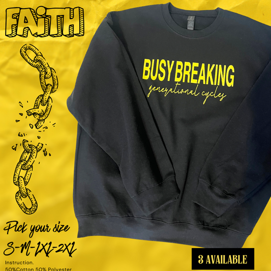 Busy Breaking yellow single color
