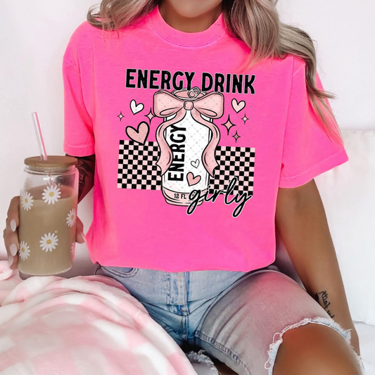 Energy Drink- clear film