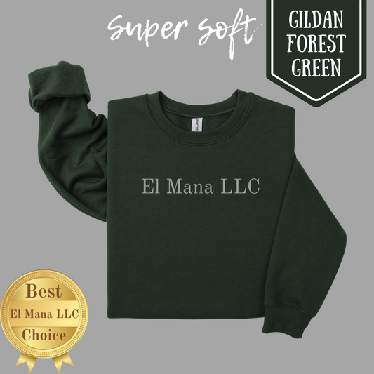 Pick Your Desing- Forest Green Gildan Unisex Sweatshirt