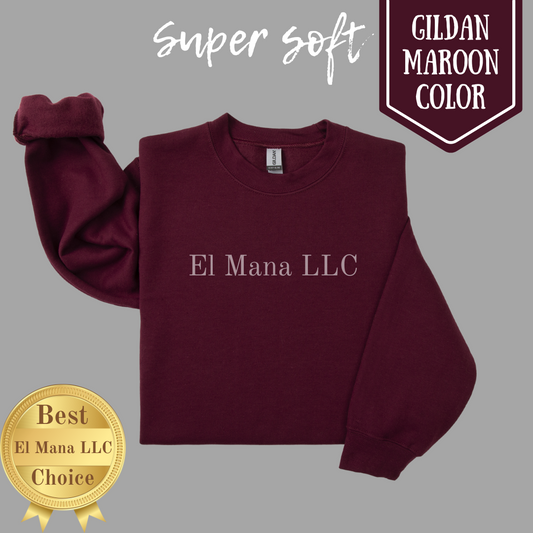 Pick Your Desing- Maroon Gildan Unisex Sweatshirt