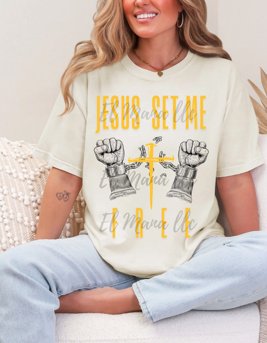 Jesus set me free yellow