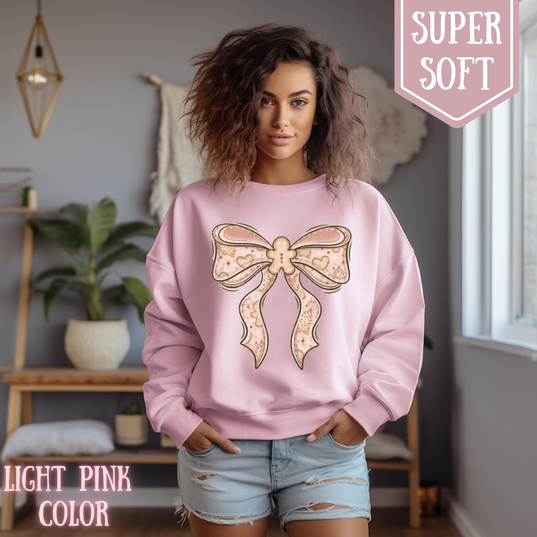 Ginger Bow crew neck Sweatshirt